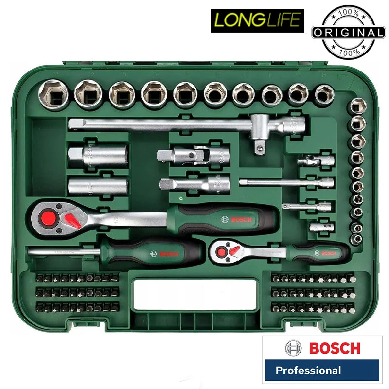 مجموعه 132 عددی ابزار دستی بوش کد 1600A02Z9B - نمای 6