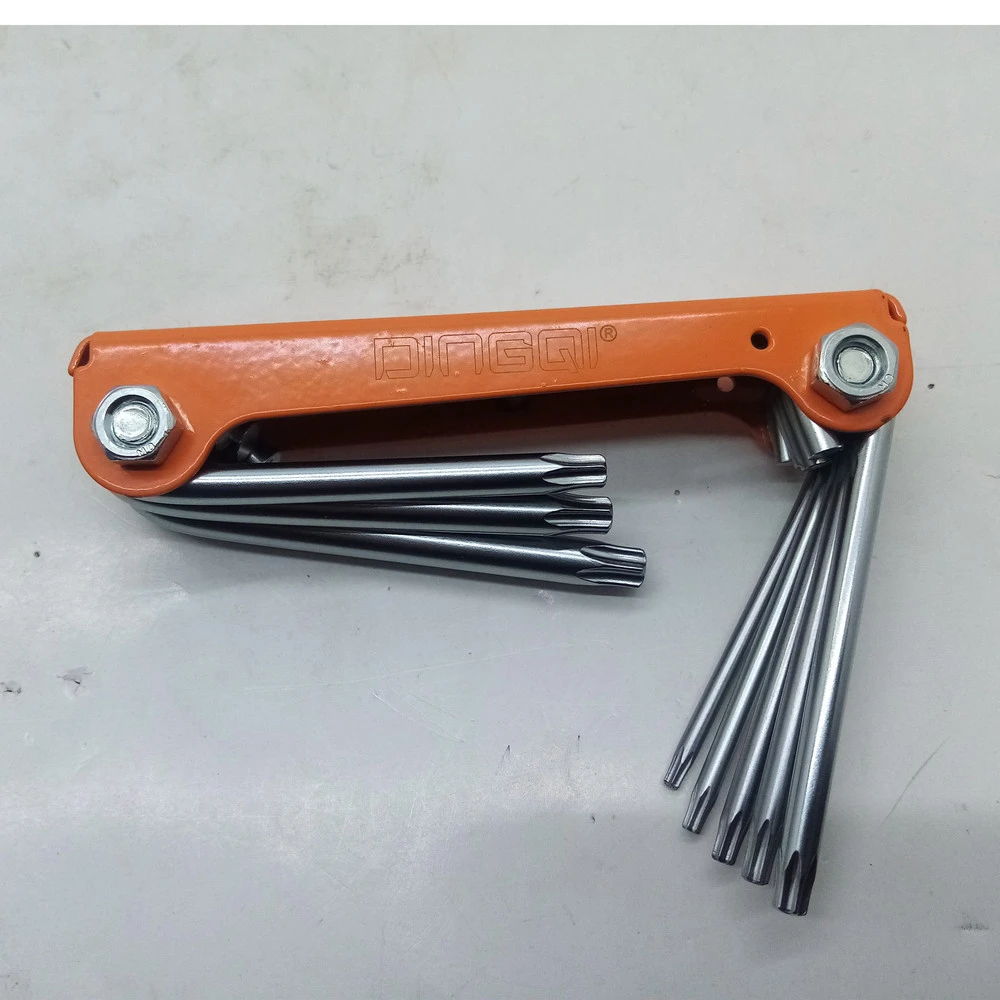 آچار آلن ستاره ای دینگشی مدل DF845S مجموعه 8 عددی - نمای 2