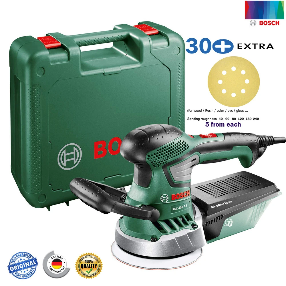 دستگاه سنباده زن بوش مدل PEX 400 AE + 30 Extra - نمای 3