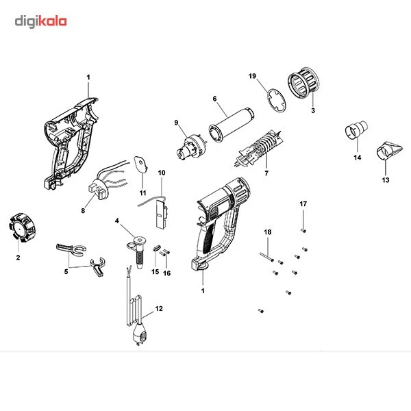 سشوار صنعتی دیوالت مدل D26411 - نمای 5