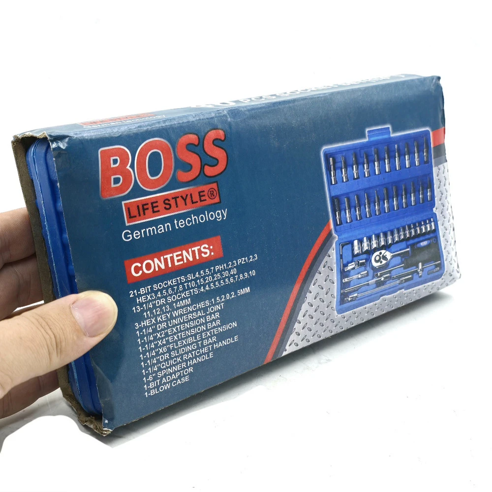 جعبه بکس باس مدل BLUE BOXE-46-LIFE-STYLE مجموعه 46 عددی - نمای 2